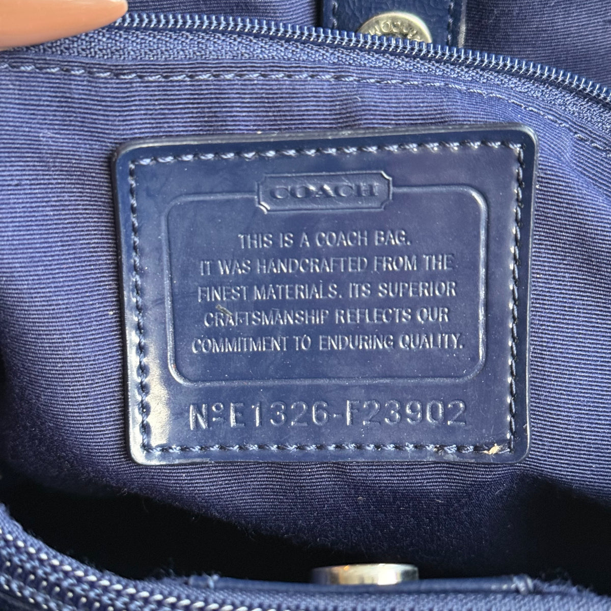Coach Signature Stripe Carryall Tote