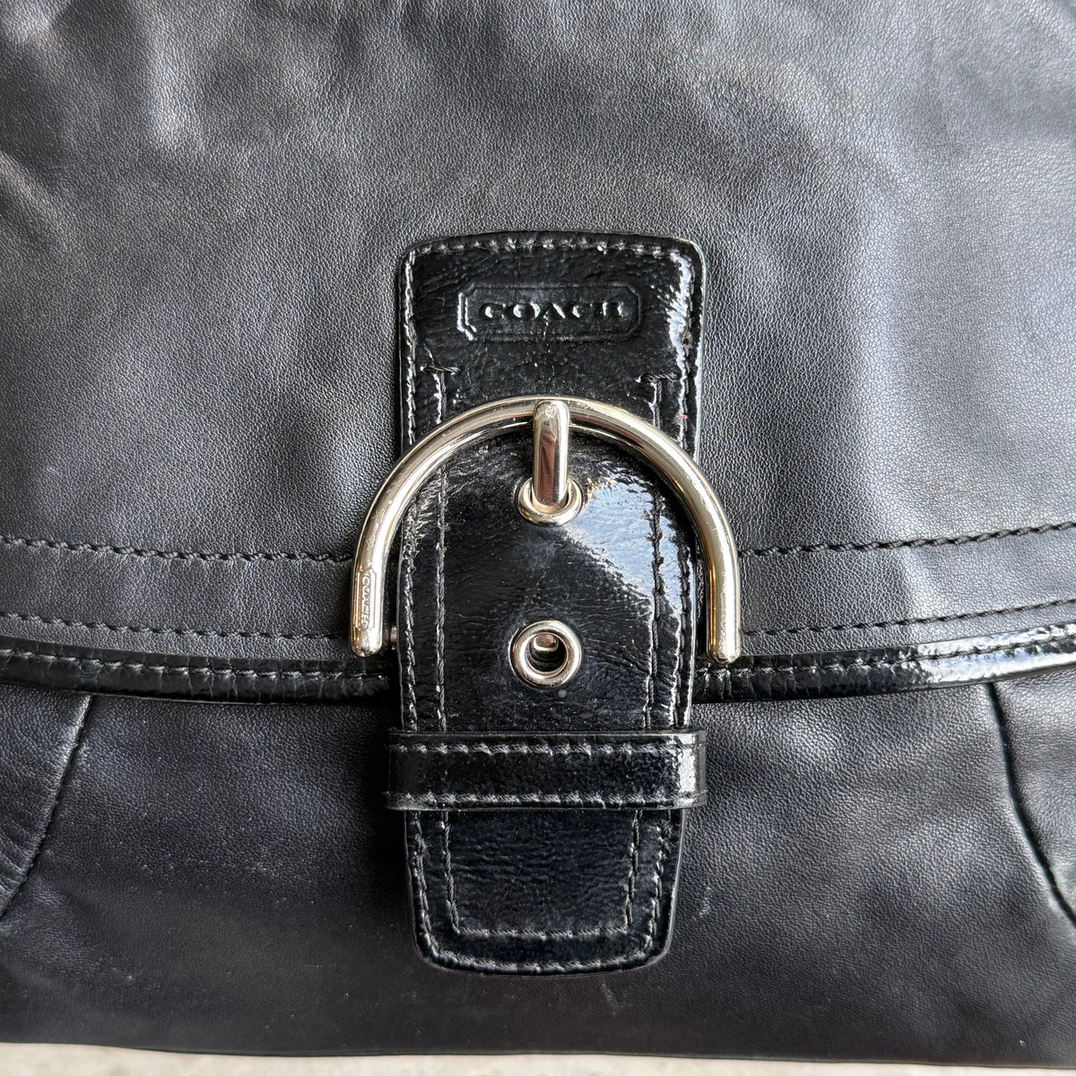 Coach Leather Soho Flap Shoulder Bag