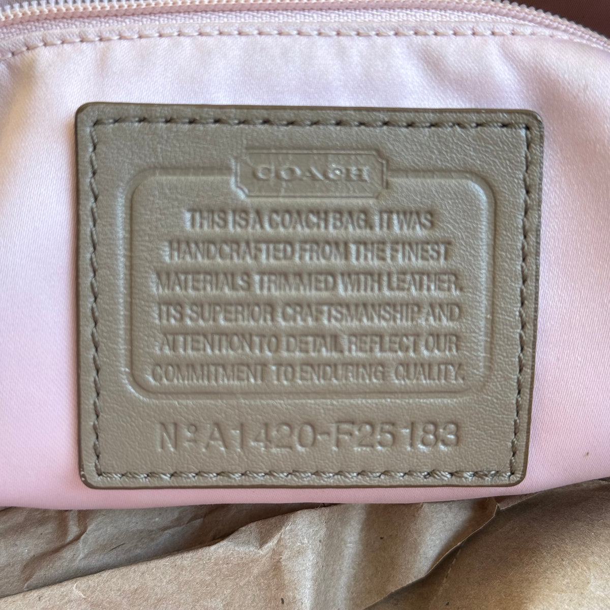 Coach Op Art Sateen Ashley North-South Satchel