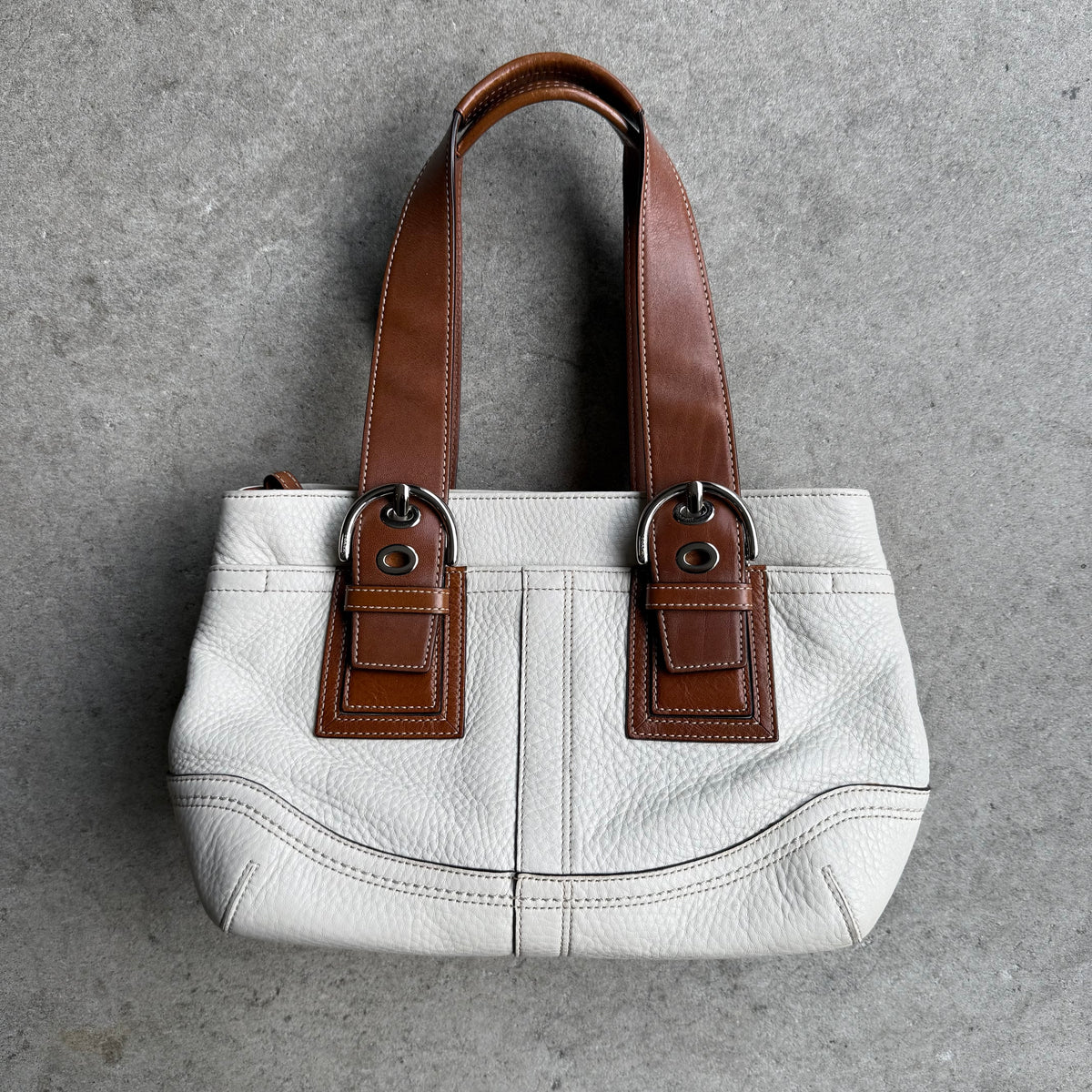 Vintage Coach Soho Buckle Leather Tote