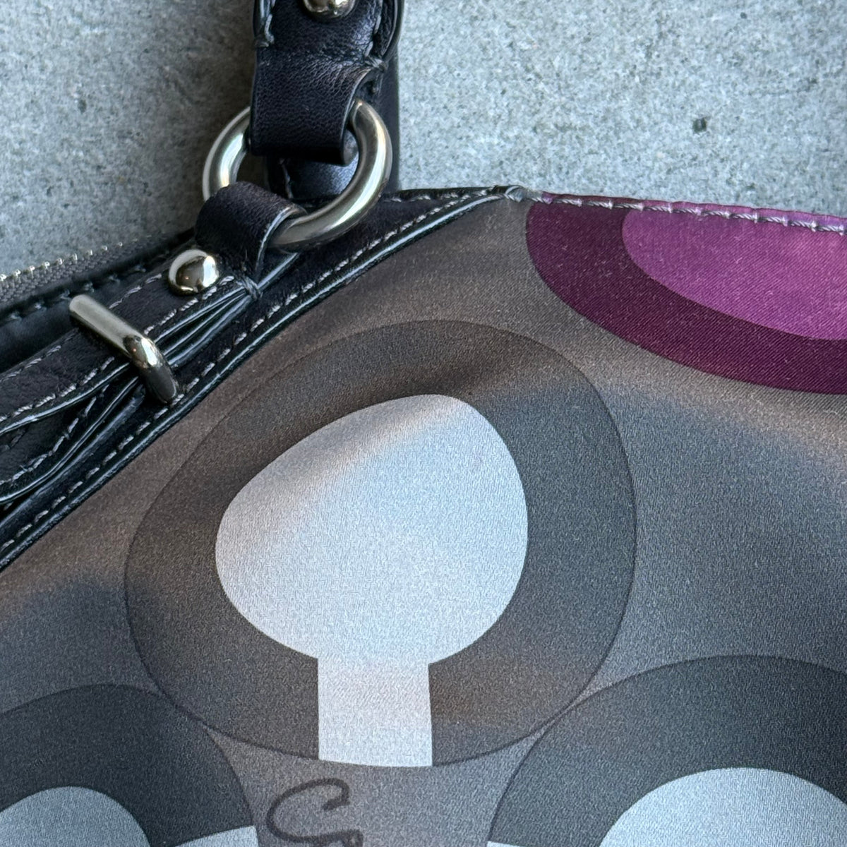 Coach Madison Sophia Sateen Clover Satchel