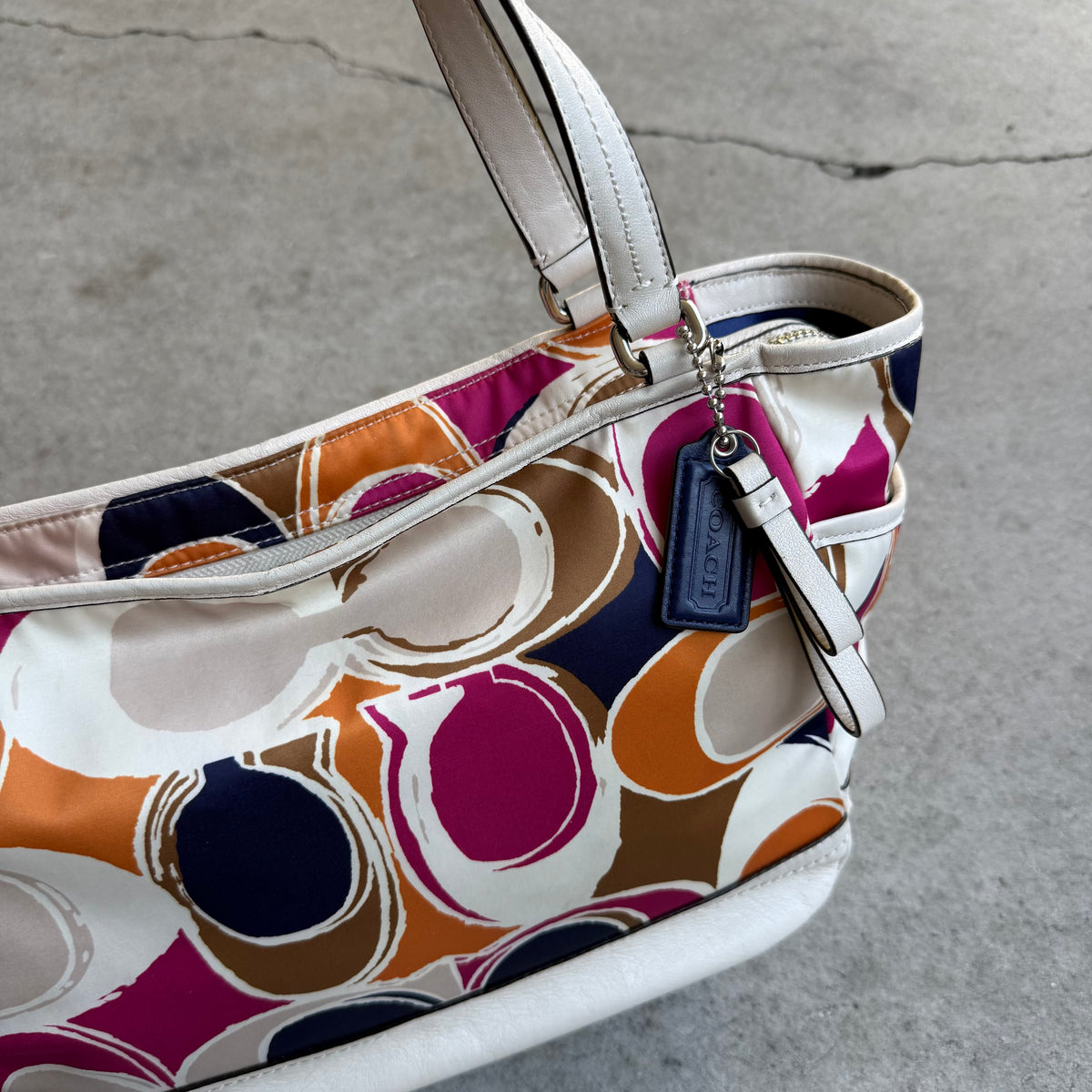 Coach Hand Drawn C Scribble Tote