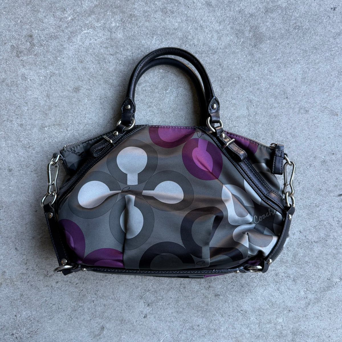 Coach Madison Sophia Sateen Clover Satchel