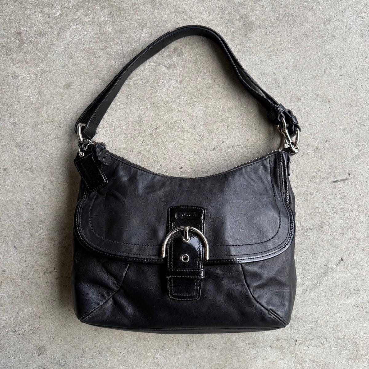Coach Leather Soho Flap Shoulder Bag