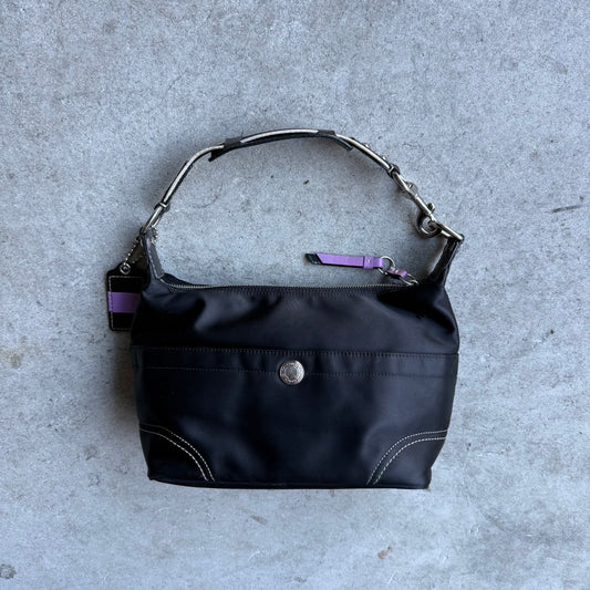 Vintage Coach Nylon Hampton Hobo Bag