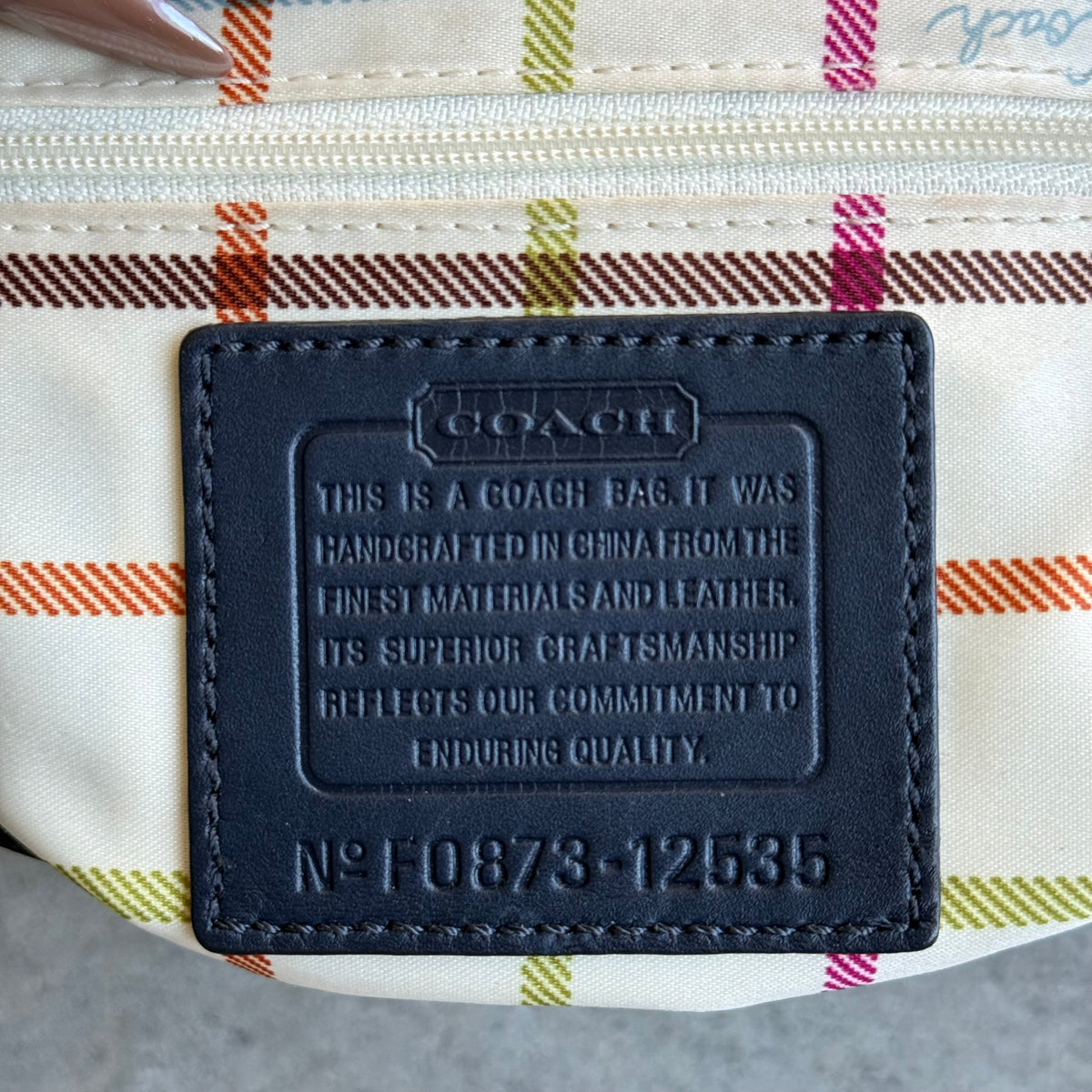 Vintage Coach Bleecker Denim Soho Shoulder Bag