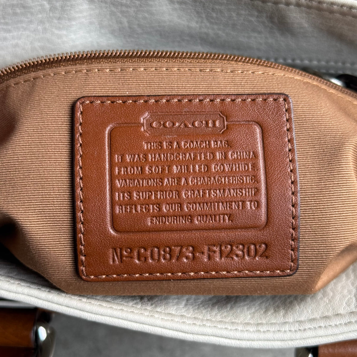 Vintage Coach Soho Buckle Leather Tote