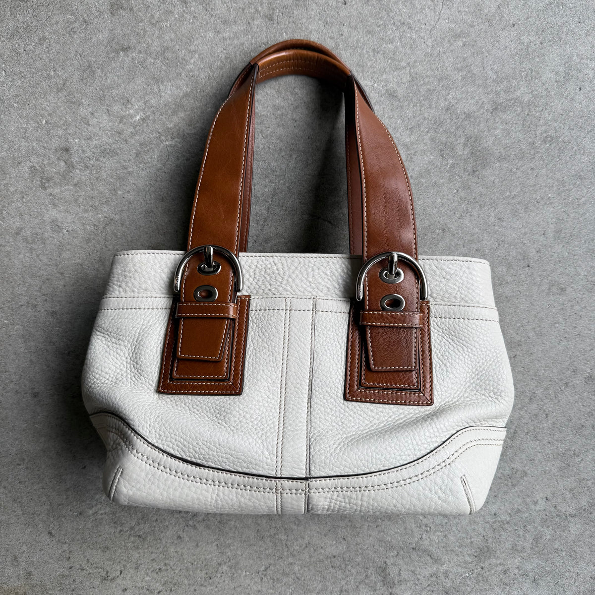 Vintage Coach Soho Buckle Leather Tote