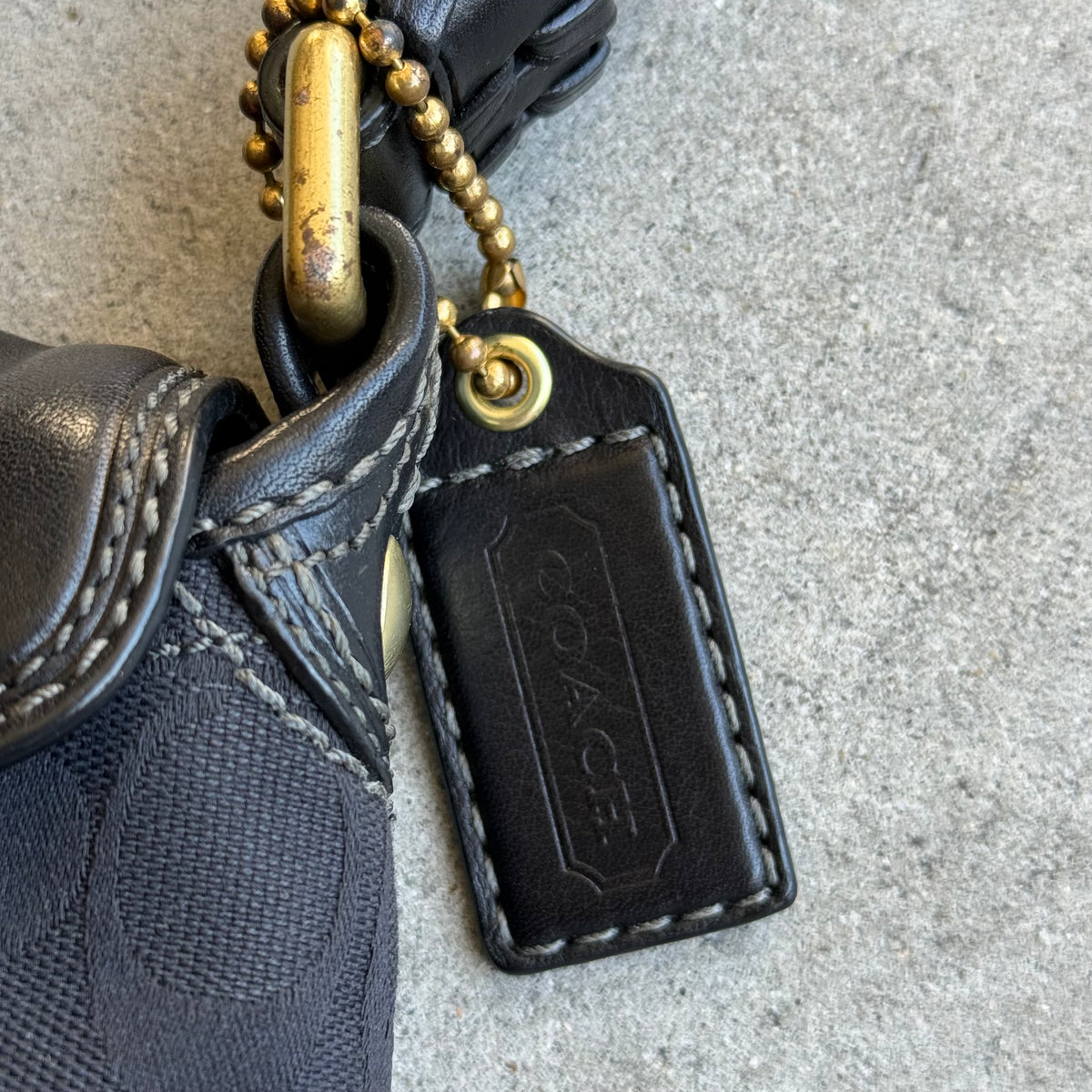 Vintage Coach Bleecker Signature Soho Shoulder Bag