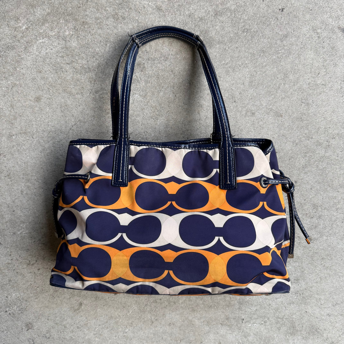 Coach Signature Stripe Carryall Tote
