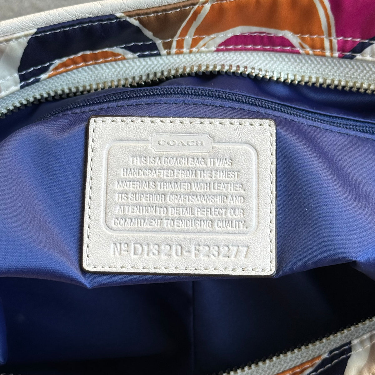 Coach Hand Drawn C Scribble Tote