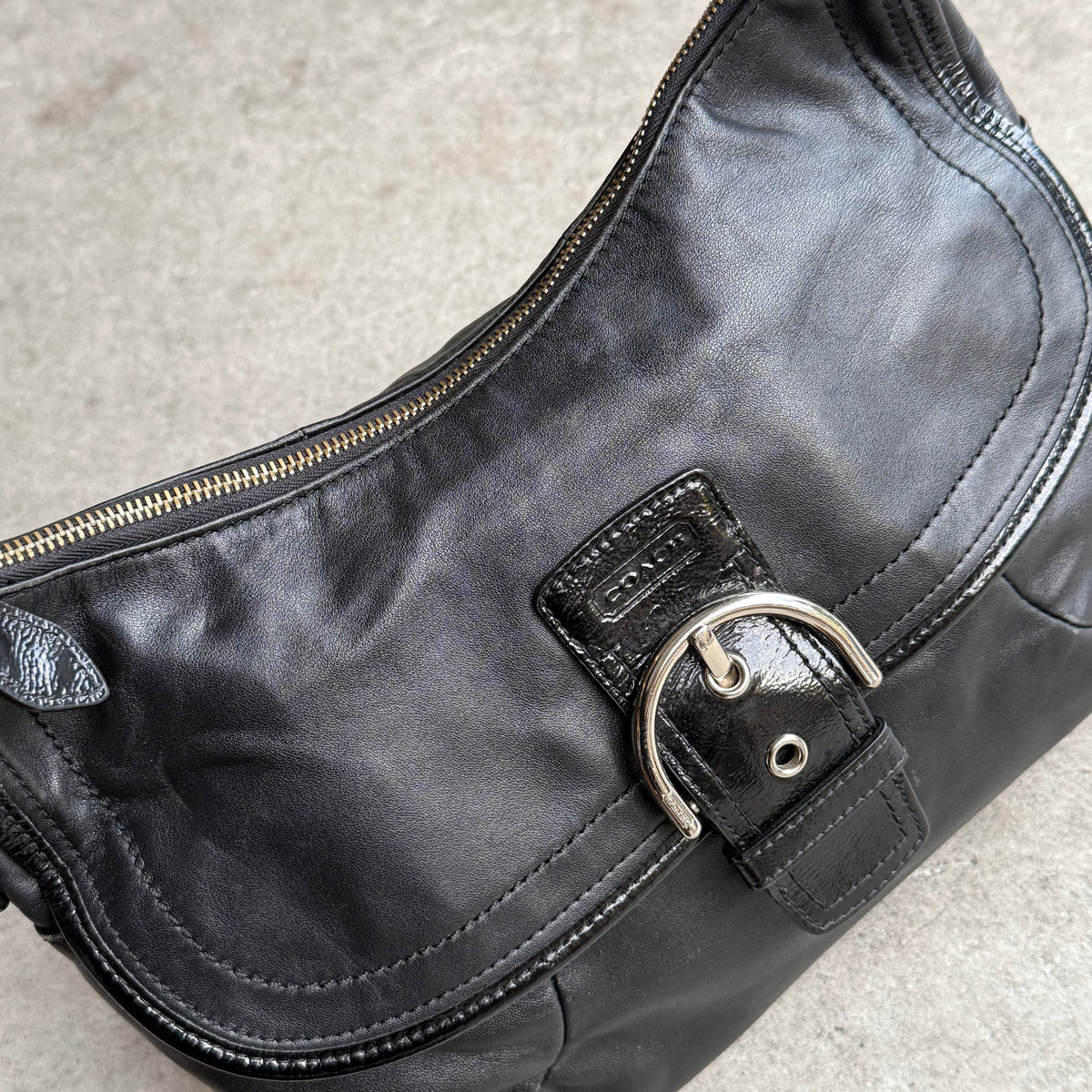 Coach Leather Soho Flap Shoulder Bag