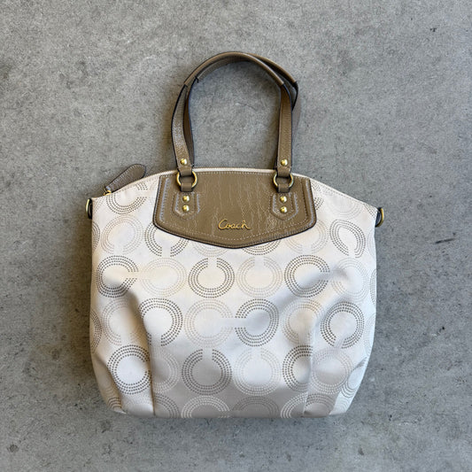 Coach Op Art Sateen Ashley North-South Satchel