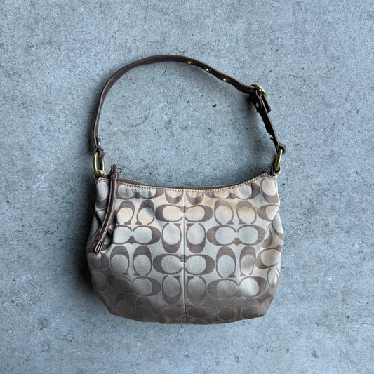 Vintage Coach Signature One-Shoulder Bag
