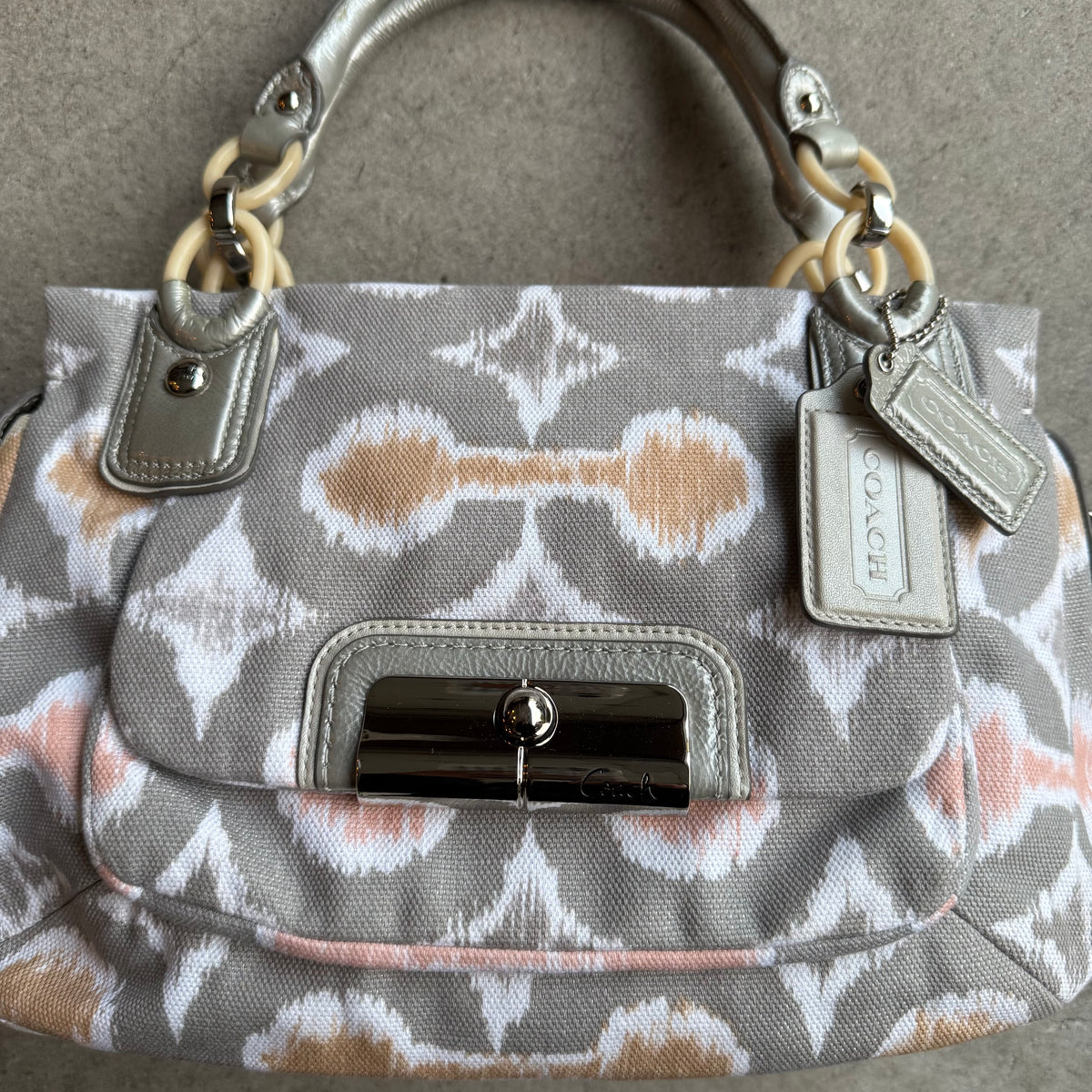 Coach Kristin Op Art Handbag