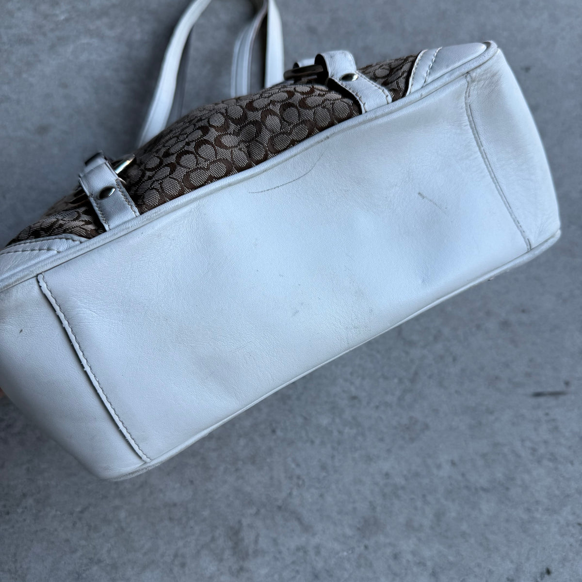 Vintage Coach Signature Jacquard Gallery Tote