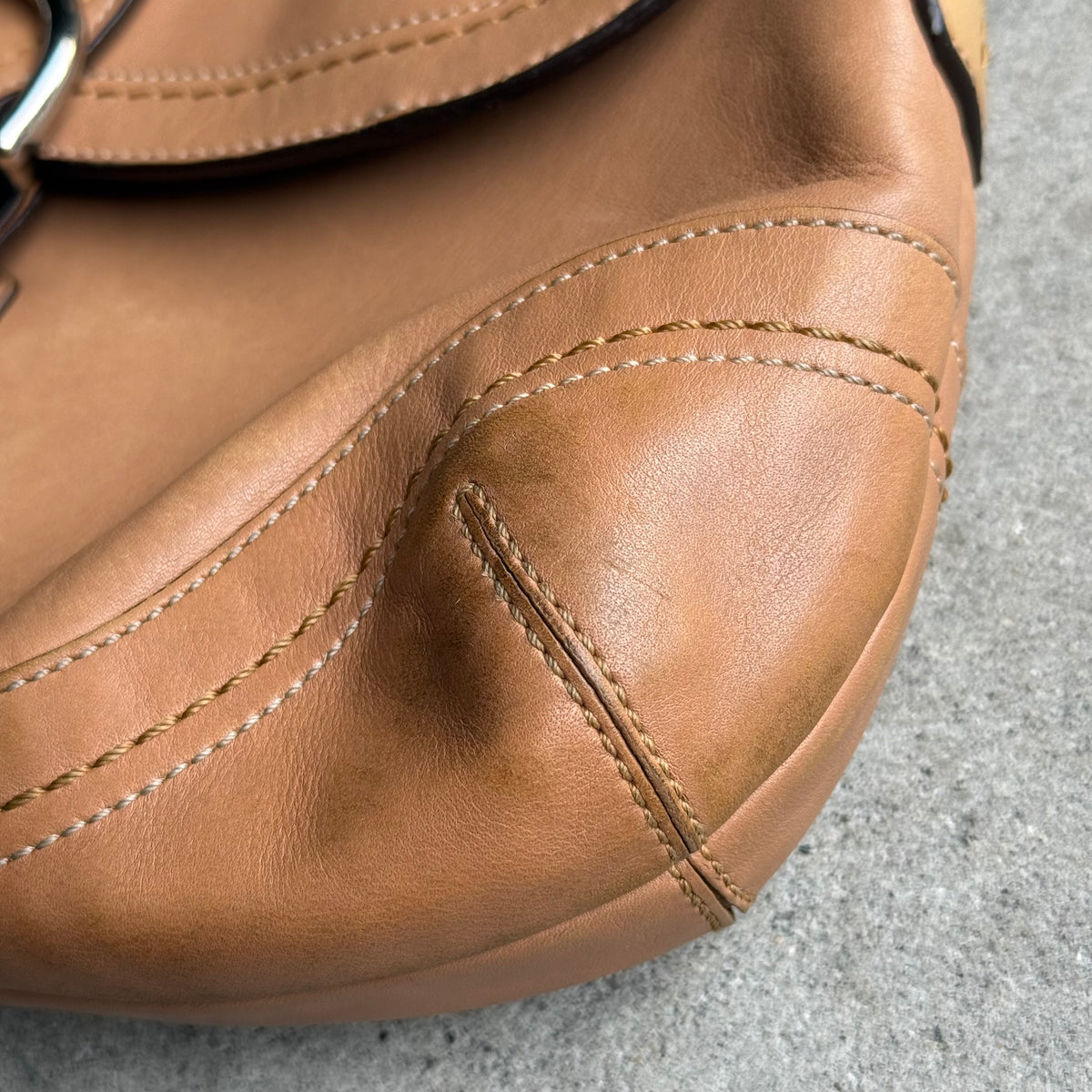 Vintage Coach Tan Leather Soho Shoulder Bag
