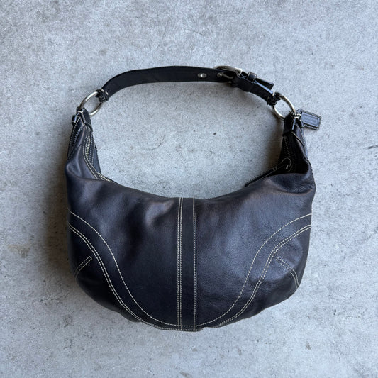 Vintage Coach Leather Hobo Bag