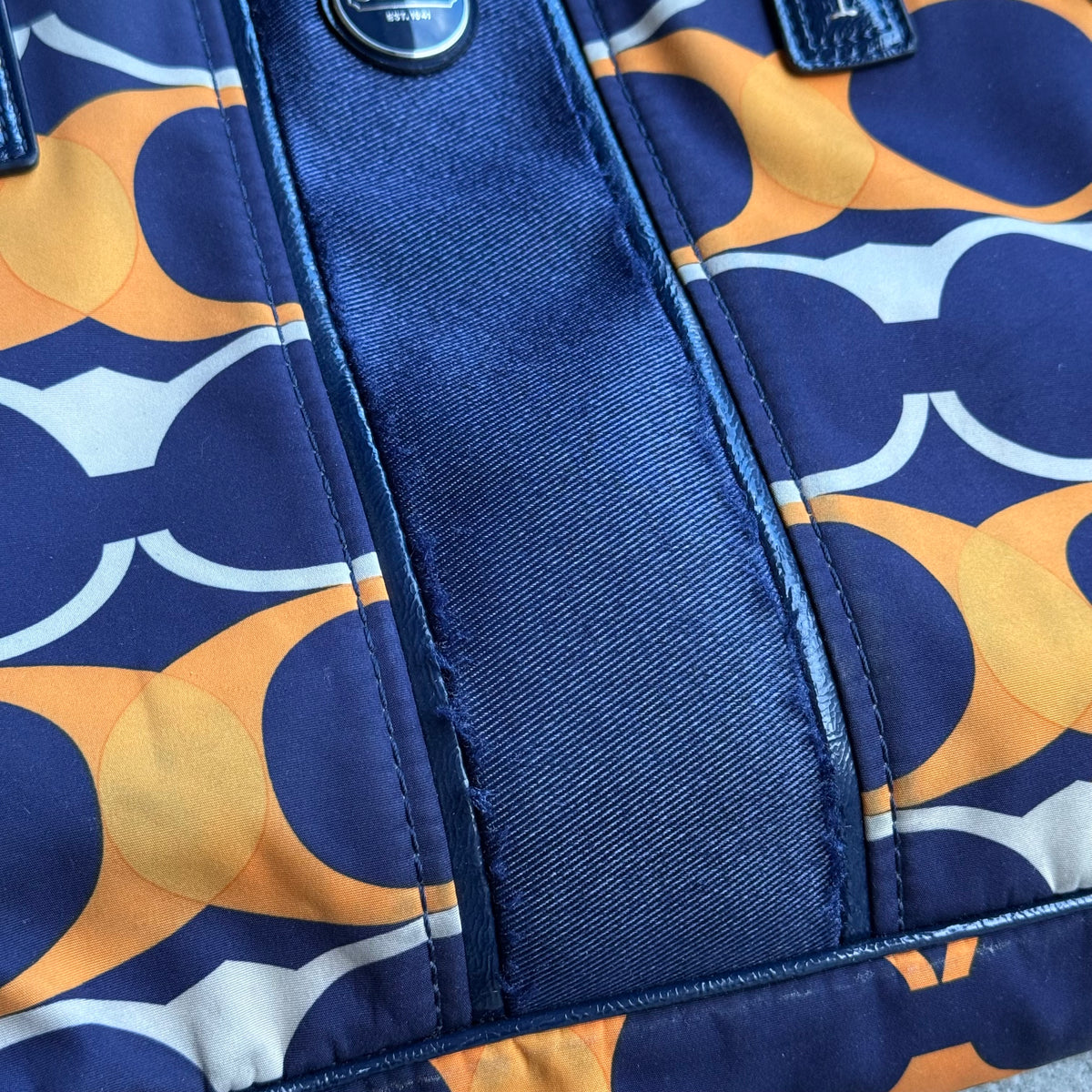Coach Signature Stripe Carryall Tote