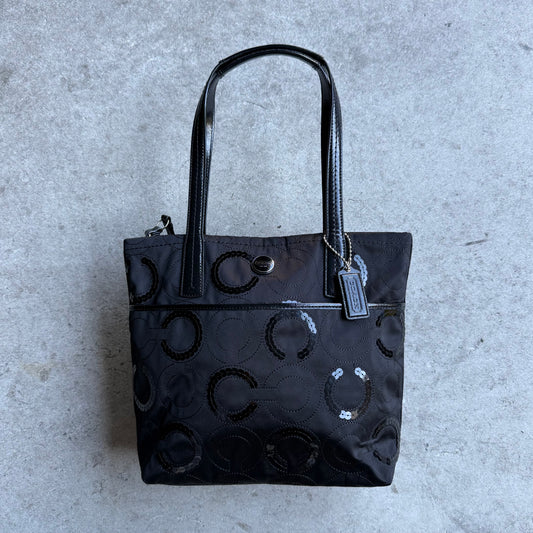 Coach Sequin Signature C Shoulder Tote