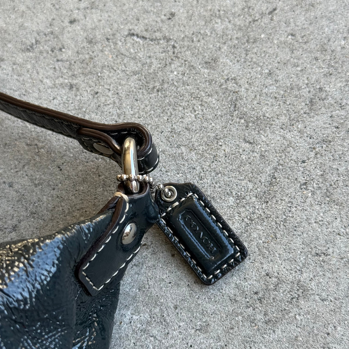 Coach Patent Leather Demi Shoulder Bag