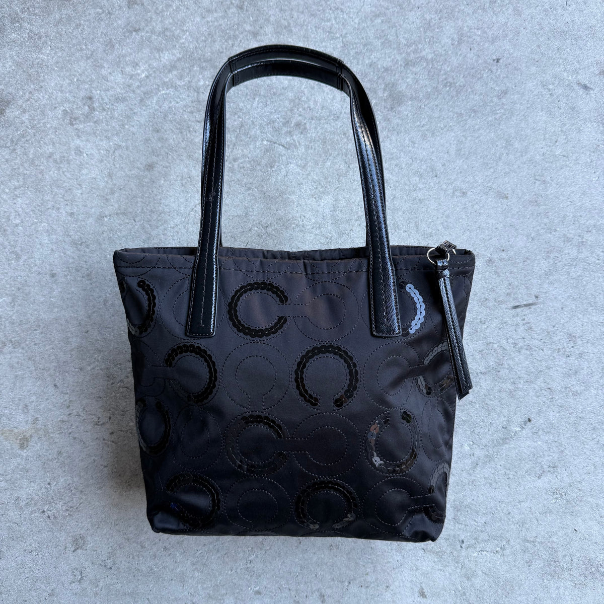 Coach Sequin Signature C Shoulder Tote